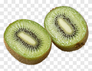 Sliced Kiwi Fruit PNG