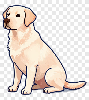 Cartoon Labrador Retriever PNG