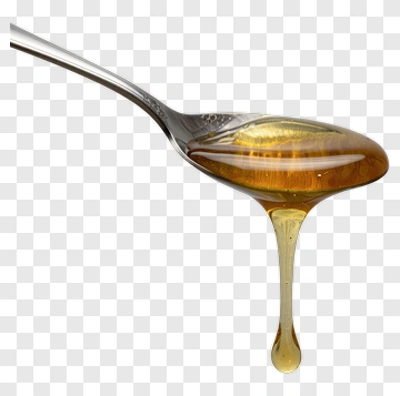 Spoon With Honey Dripping PNG