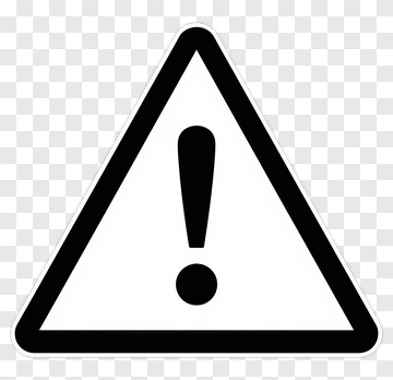 Warning Sign With Exclamation Mark PNG