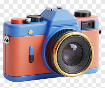 Colorful Camera PNG