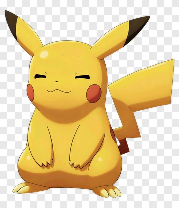 Pikachu With A Happy Expression PNG