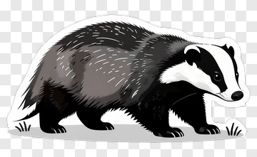 Cartoon Badger PNG