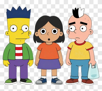 Cartoon Children Group PNG
