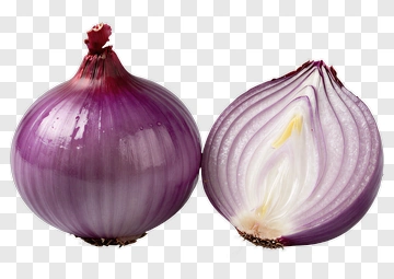Red Onion Halved PNG
