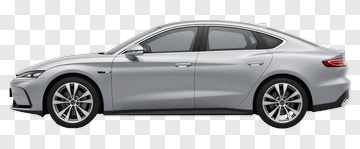 Silver Sedan Car PNG