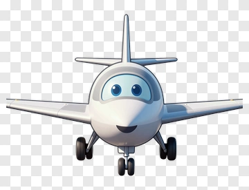 Cartoon Airplane PNG