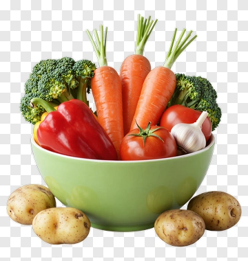 Fresh Vegetables In A Bowl PNG