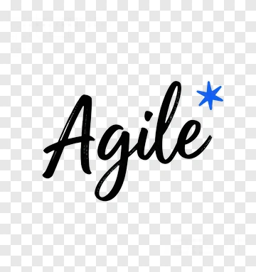 Agile Text Design PNG