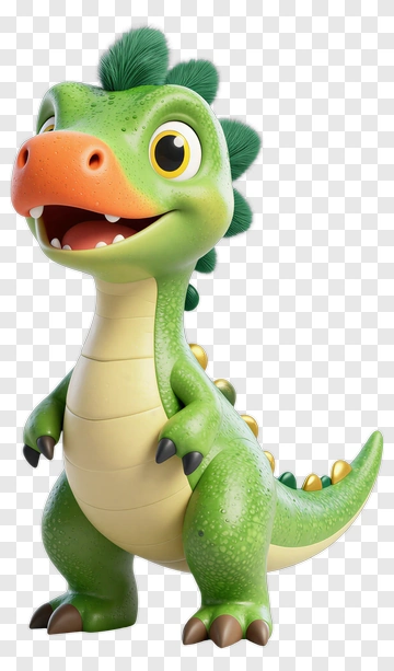 Cartoon Dinosaur Character PNG