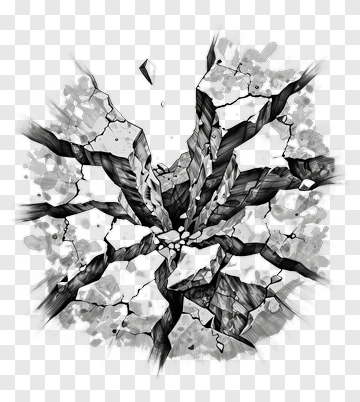Cracked Wall Fragment PNG
