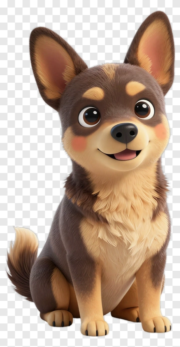Cute Cartoon Chihuahua Dog PNG