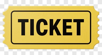 Yellow Ticket PNG
