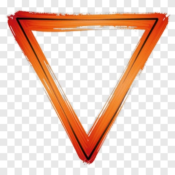 Orange Warning Triangle PNG