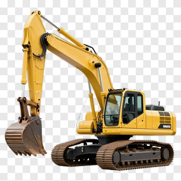 Excavator Heavy Machinery PNG