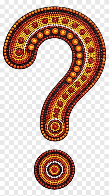 Colorful Question Mark Design PNG