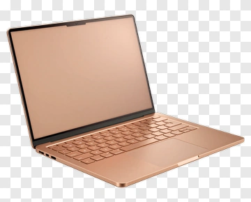 Rose Gold Laptop PNG