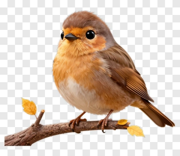 Colorful Bird Perched On A Branch PNG