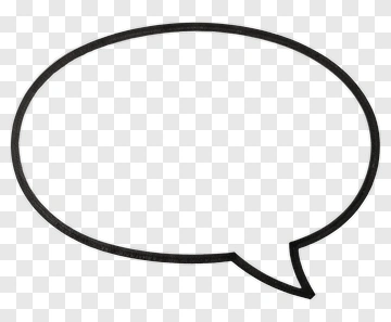Speech Bubble Outline PNG