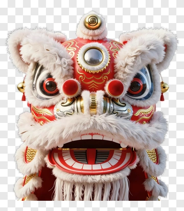 Chinese Lion Dance Costume PNG