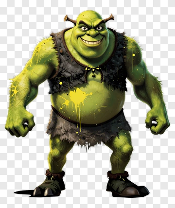 Shrek The Green Ogre Character PNG