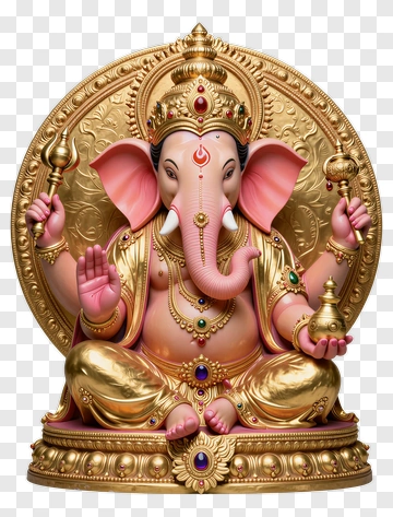Lord Ganesha Statue PNG