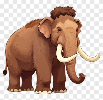 Cartoon Mammoth PNG