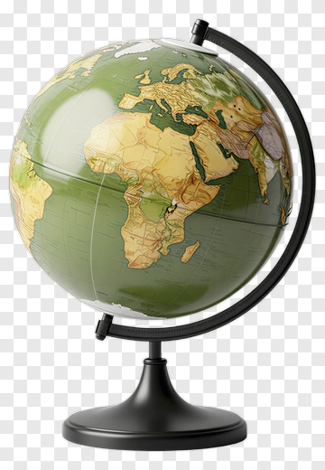 Globe On Stand PNG