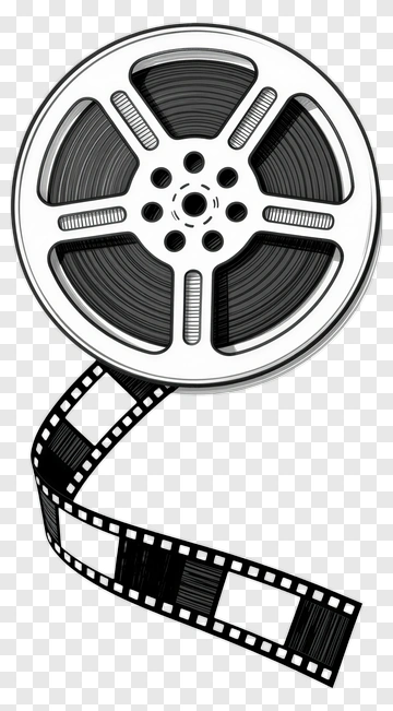 Film Reel With Strip Of Film PNG