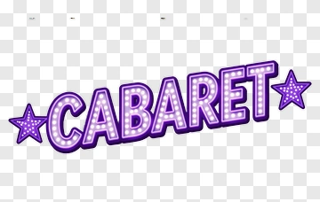 Cabaret Sign With Stars PNG