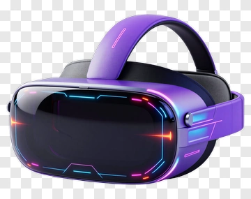 Futuristic Virtual Reality Headset PNG