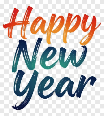 Happy New Year Greeting PNG