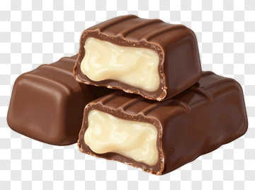 Chocolate Candy Bar With Cream Filling PNG