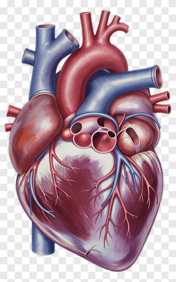 Anatomical Heart Illustration PNG