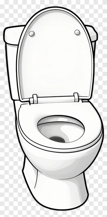 Cartoon Toilet PNG