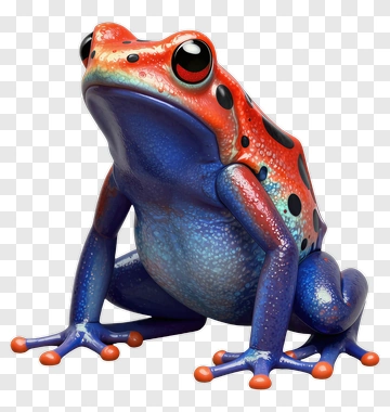 Colorful Frog PNG