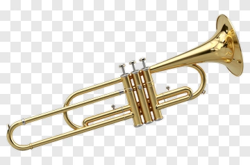 Gold Trumpet PNG