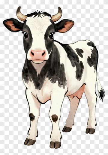 Cartoon Cow PNG
