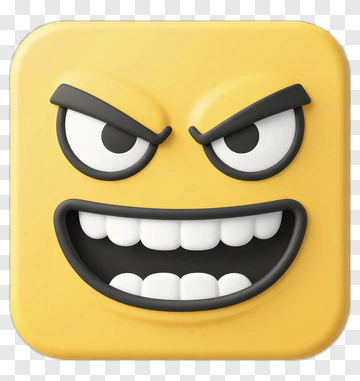 Angry Emoji Face PNG