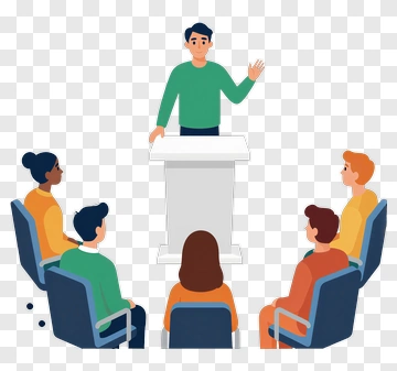Business Team Presentation PNG