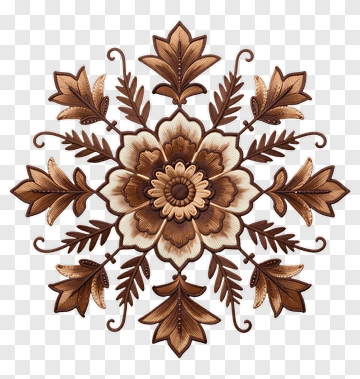 Floral Pattern Design PNG