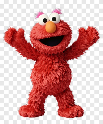 Elmo The Cartoon Character PNG