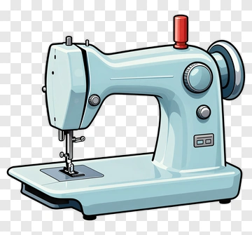 Vintage Sewing Machine PNG