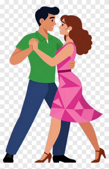Couple Dancing Together PNG