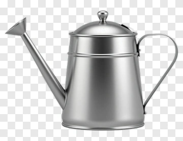 Metal Watering Can PNG