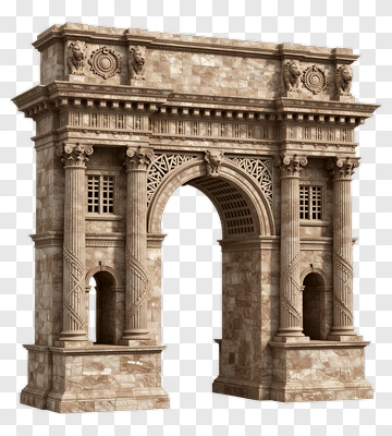 Architectural Stone Arch PNG