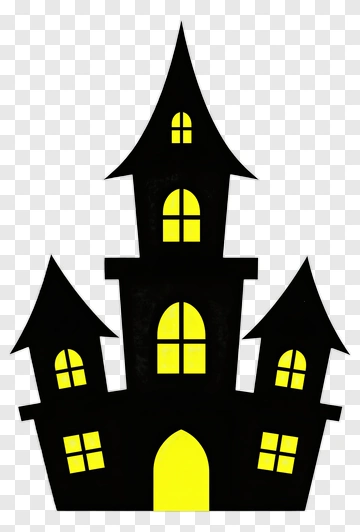 Halloween Haunted House PNG