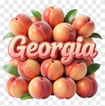 Georgia Peaches PNG