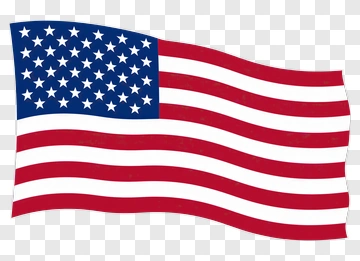 Waving American Flag PNG