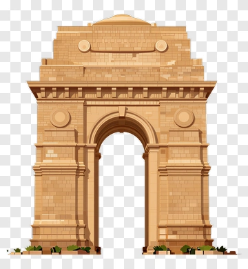 Indian Gate Architecture PNG